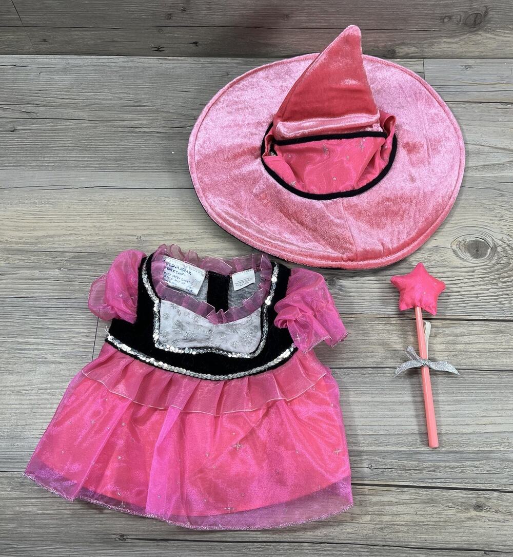 Build A Bear Workshop Pink Fairy Witch Wand Halloween Costume Outfit